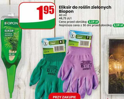 Eliksir do roślin zielonych 40ml promocja w Dino