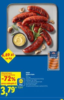 Kiełbasa śląska Pikok promocja w Lidl