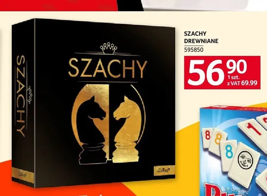 Szachy drewniane promocja w Selgros