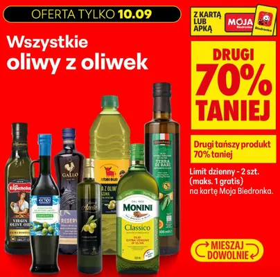 Oliwa z oliwek extra vergine Terra di Bari Bitonto GustoBello promocja w Biedronka