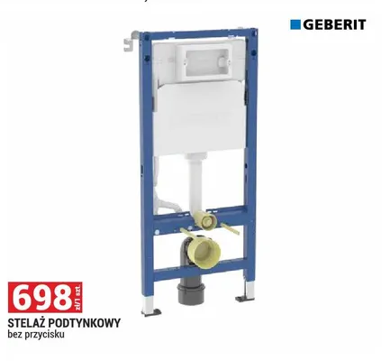 Stelaż podtynkowy Geberit promocja w Merkury Market
