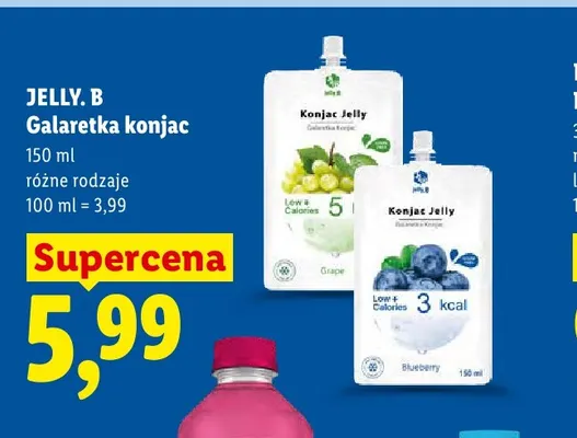 Galaretka konjac Jelly. B Grape promocja w Lidl