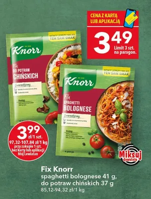 Fix Knorr promocja w LEWIATAN