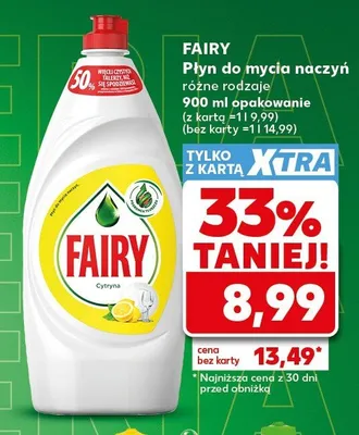 Płyn do mycia naczyń FAIRY promocja w Kaufland