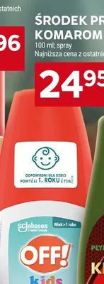 Środek przeciw komarom OFF! Kids spray promocja w Stokrotka