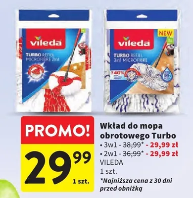 Wkład do mopa obrotowego Turbo promocja w Intermarche