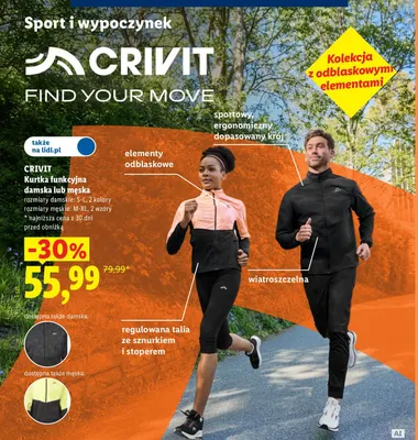 Kurtka funkcjonalna męska CRIVIT promocja w Lidl