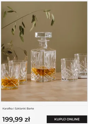Karafka i szklanki Barte Home&You promocja w home&you