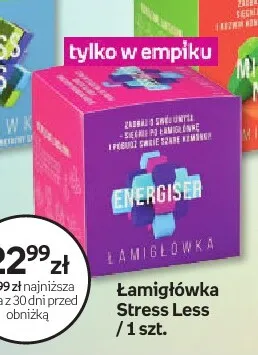 Łamigłówka Stress Less różowa promocja w Empik