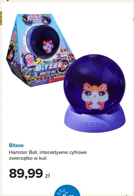 Hamster Ball interaktywne cyfrowe zwierzątko w kuli Bitzee promocja w Smyk
