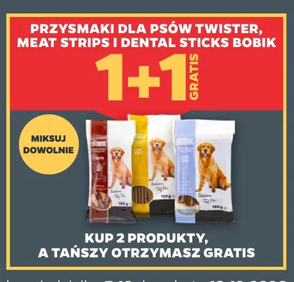Przysmaki dla psów Twister Bobik promocja w Netto