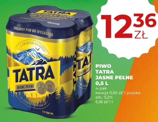 Piwo Jasne Pełne promocja w Duży Ben