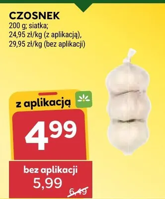 Czosnek promocja w Stokrotka