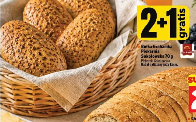 Bułka Grahamka Piekarnia Sokołowska promocja w TOPAZ