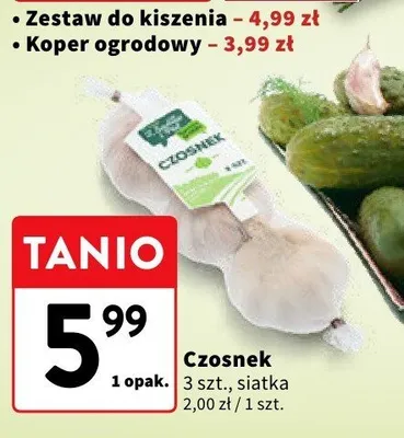 Czosnek Z Sadów i Pól 3-pak promocja w Intermarche