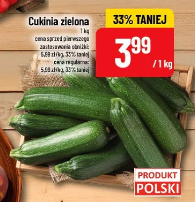 Cukinia zielona promocja w POLOmarket