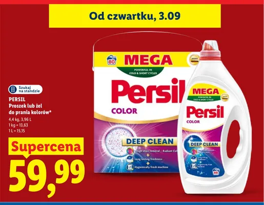 Proszek do prania kolorów Persil promocja w Lidl