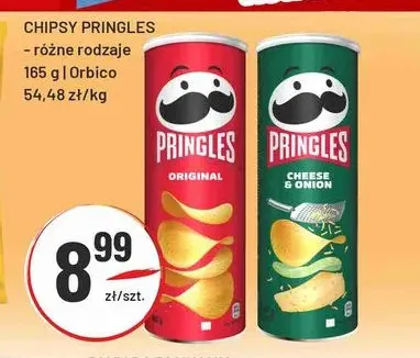Chipsy Pringles Cheese & Onion promocja w Sedal