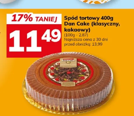 Spód tortowy Dan Cake promocja w Hitpol