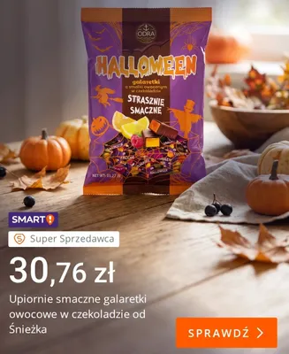 Upiornie smaczne galaretki owocowe w czekoladzie Odra promocja w Allegro