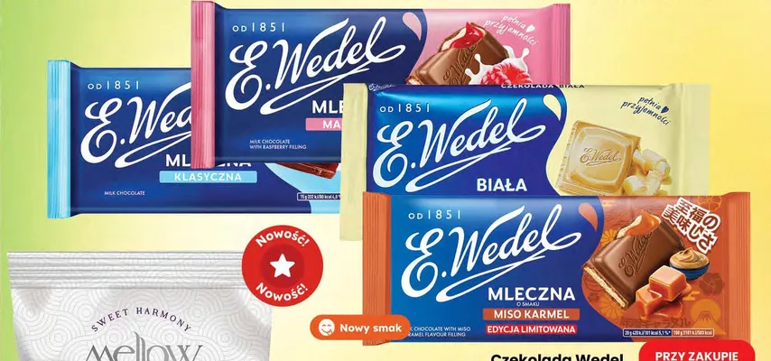 Czekolada, różne rodzaje promocja w Dino