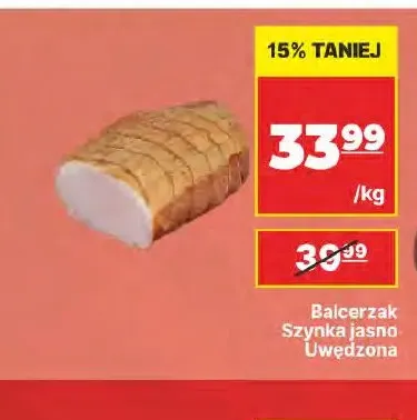Szynka jasno wędzona Balcerzak promocja w API Market