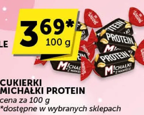 Cukierki Michałki Protein promocja w ABC
