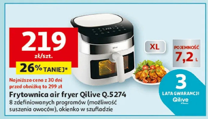 Frytownica air fryer Q.5274 promocja w Auchan