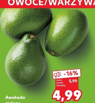 Awokado zielone promocja w Kaufland