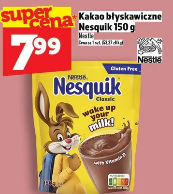 Kakao błyskawiczne 150g promocja w TOPAZ