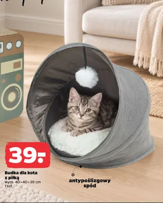 Budka dla kota z piłką Netto promocja w Netto