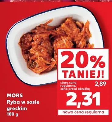 Ryba w sosie greckim Mors promocja w Kaufland