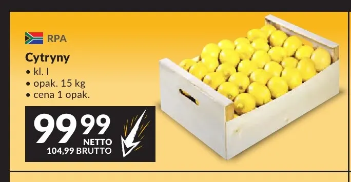Cytryny promocja w Makro