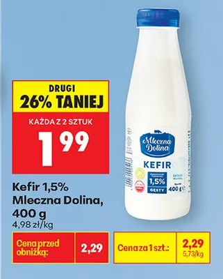 Kefir 1,5% promocja w Biedronka