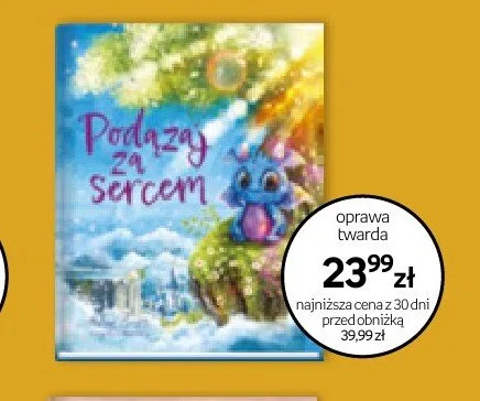 Książka Podążaj za sercem oprawa twarda promocja w Empik