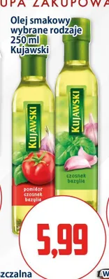 Olej rzepakowy smakowy Kujawski pomidor czosnek bazylia promocja w Kupiec