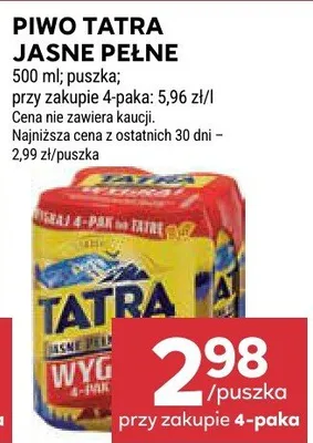 Piwo jasne pełne promocja w Stokrotka
