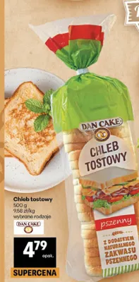 Chleb tostowy Dan Cake promocja w Delikatesy Centrum