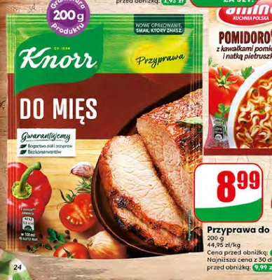 Przyprawa do mięs Knorr promocja w Dino