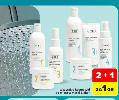 Maska do włosów Ziaja Włosy Puszące Się promocja w Carrefour