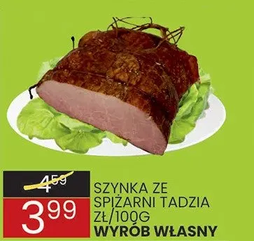 Szynka ze spiżarni tadzia promocja w Wafelek