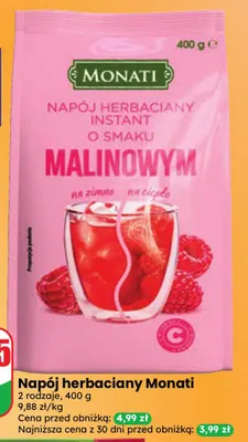 Napój herbaciany Monati promocja w Dino