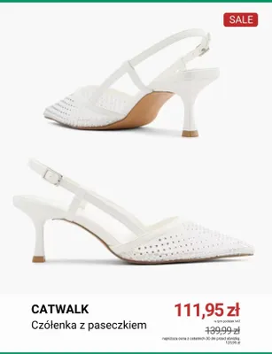 Czółenka z paseczkiem Catwalk promocja w Deichmann
