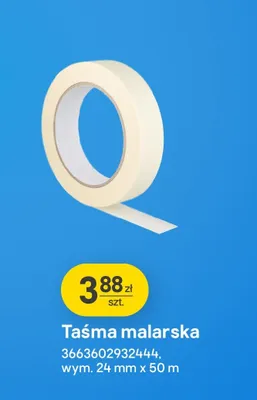 Taśma malarska promocja w Castorama