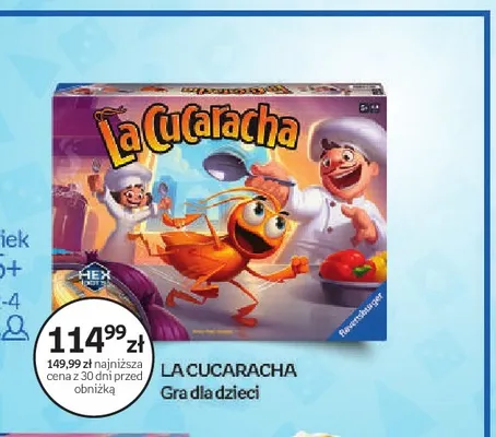 Gra dla dzieci La Cucaracha promocja w Empik
