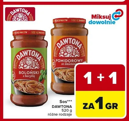 Sos DAWTONA promocja w Carrefour Market