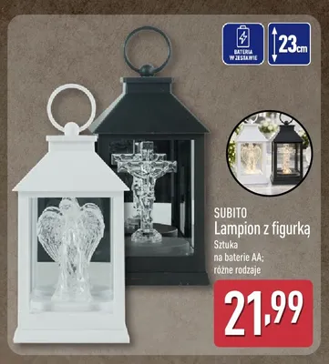 Lampion z figurką Subito promocja w Aldi