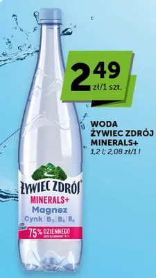 Woda Żywiec Zdrój Minerals+ Magnez promocja w ABC