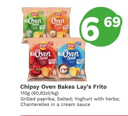 Chipsy Oven Baked Lay's solone promocja w Limonka