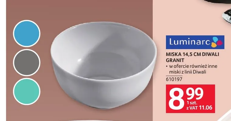 Miska 14,5 cm Diwali Granit Luminarc promocja w Selgros